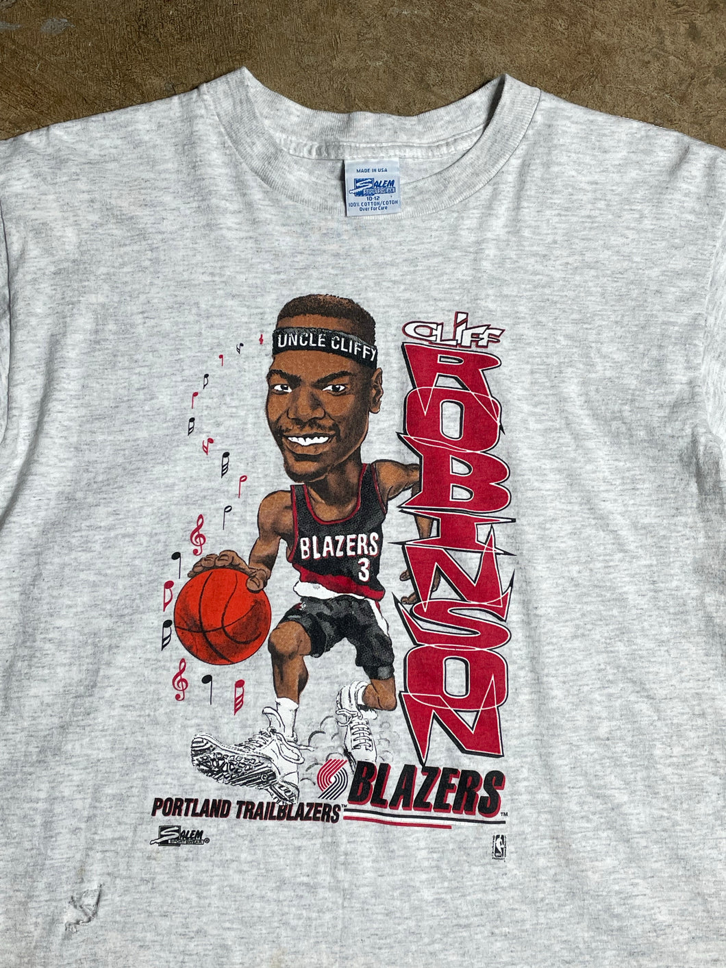 90’s Blazers Signed Cliff Robinson Tee - S/M
