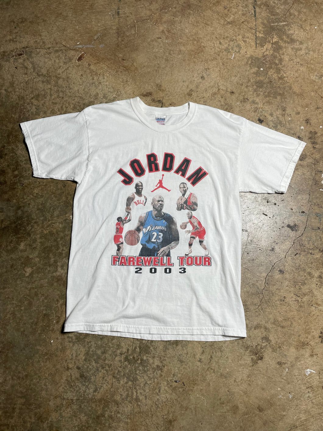 2003 Michael Jordan Farewell Tour Tee - L