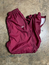Load image into Gallery viewer, 90’s Burgundy Asics Track Pants - M
