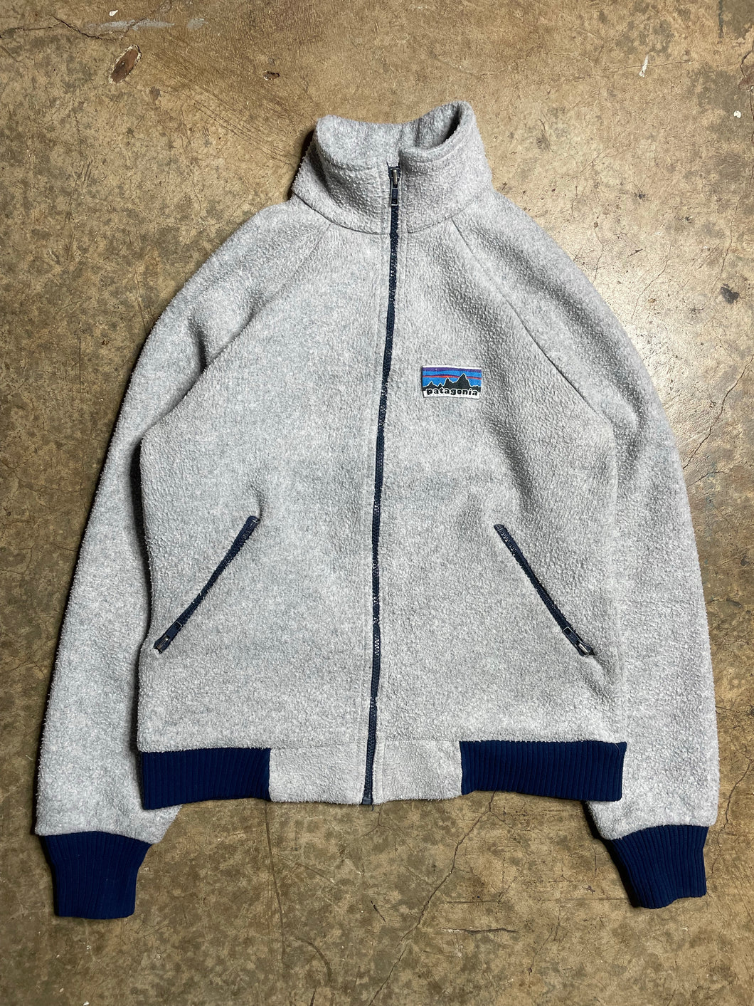 70’s Patagonia Big Logo Fleece - M