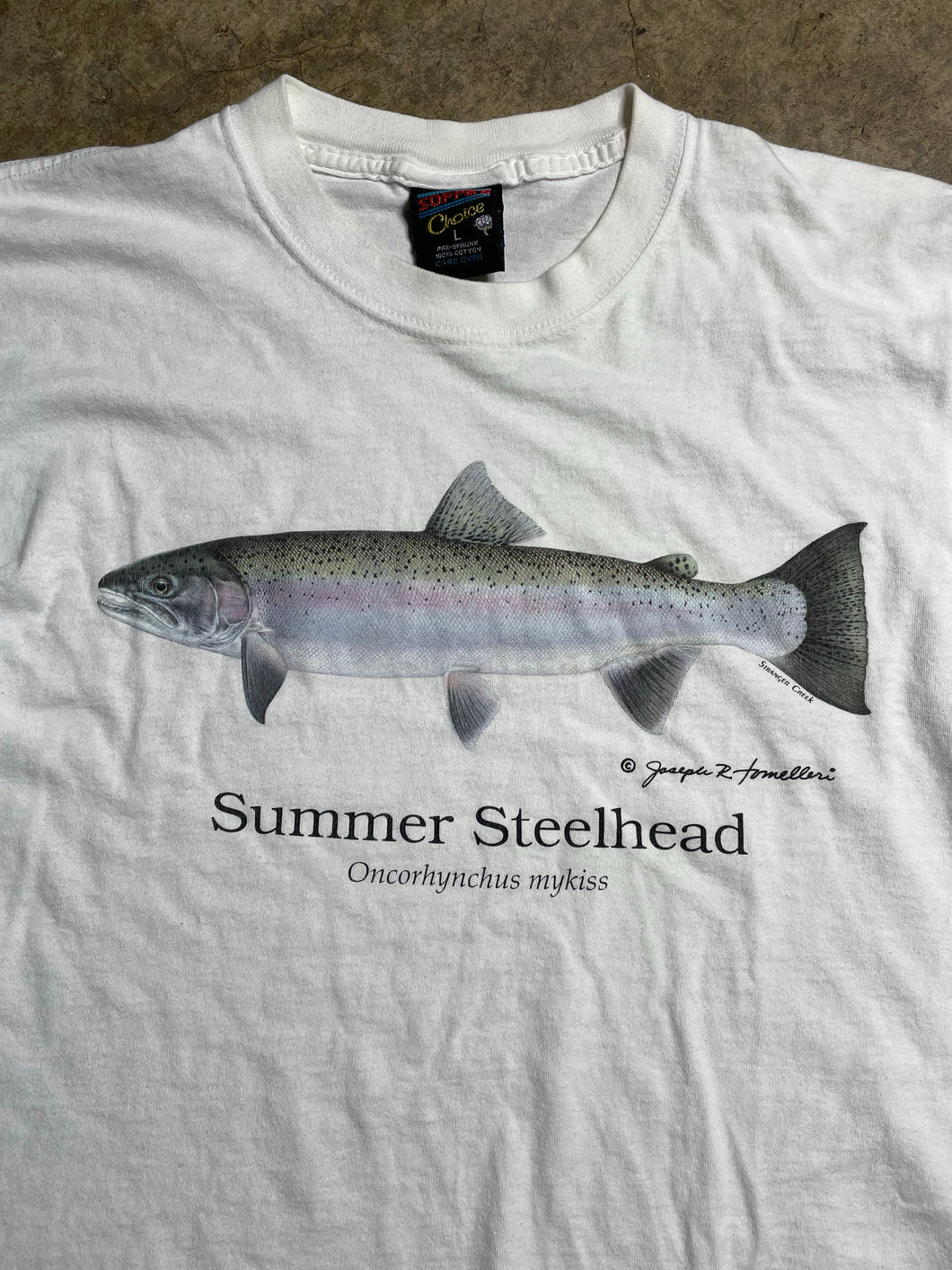 90’s Summer Steelhead Fish Tee - L