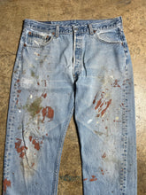Load image into Gallery viewer, 90’s Levis 501XX Paint and Repairs - 34x31.5
