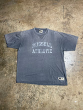 Load image into Gallery viewer, Early Y2K Gray Self Branded Russell Tee - XL

