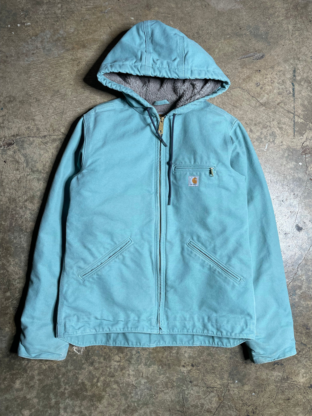 Y2K Ice Carhartt Sherpa Lined Jacket - M