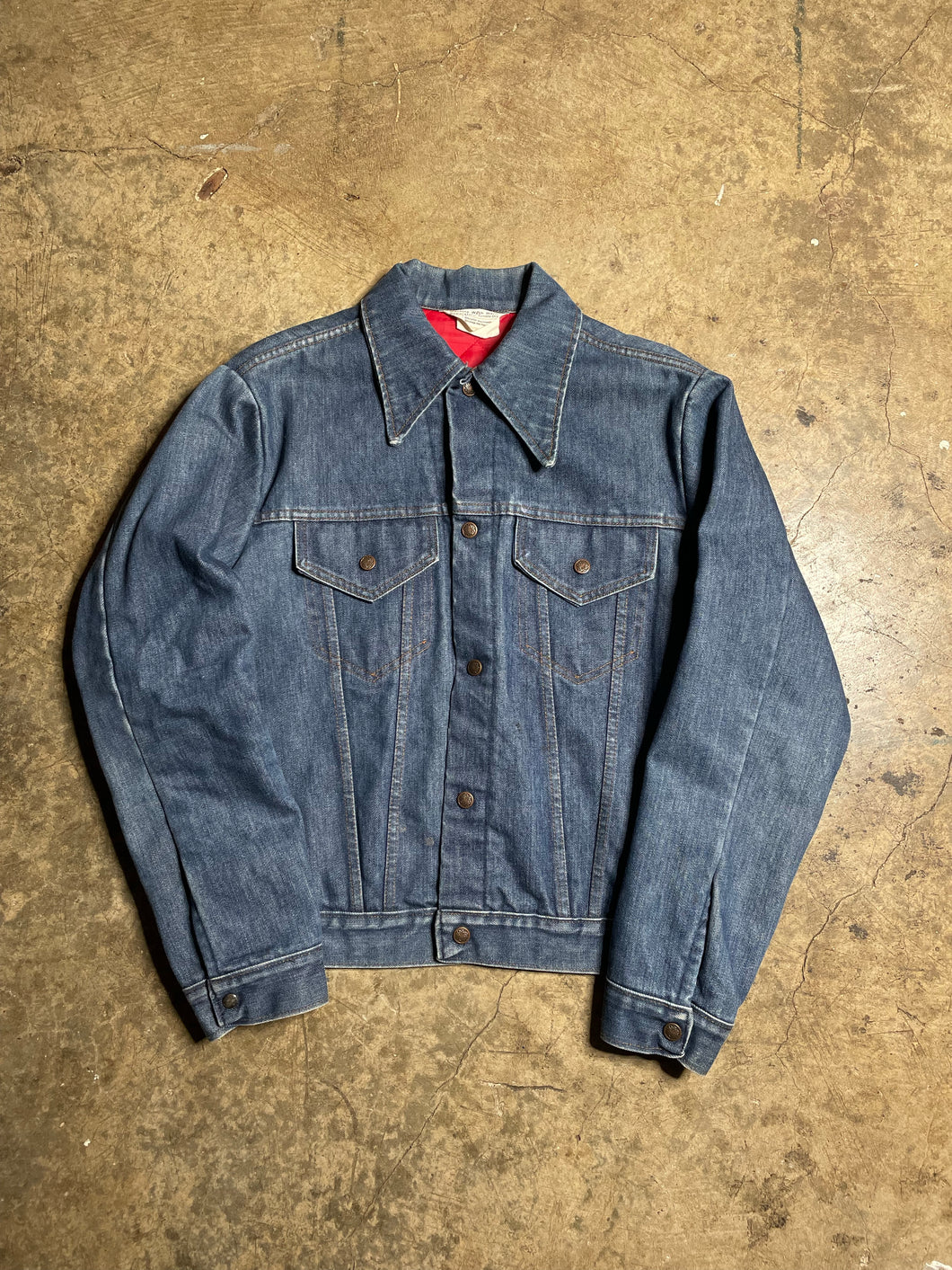 70’s Lined JCP Denim Jacket - L