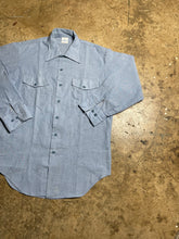 Load image into Gallery viewer, 70’s Seafarer Chambray Shirt - M/L
