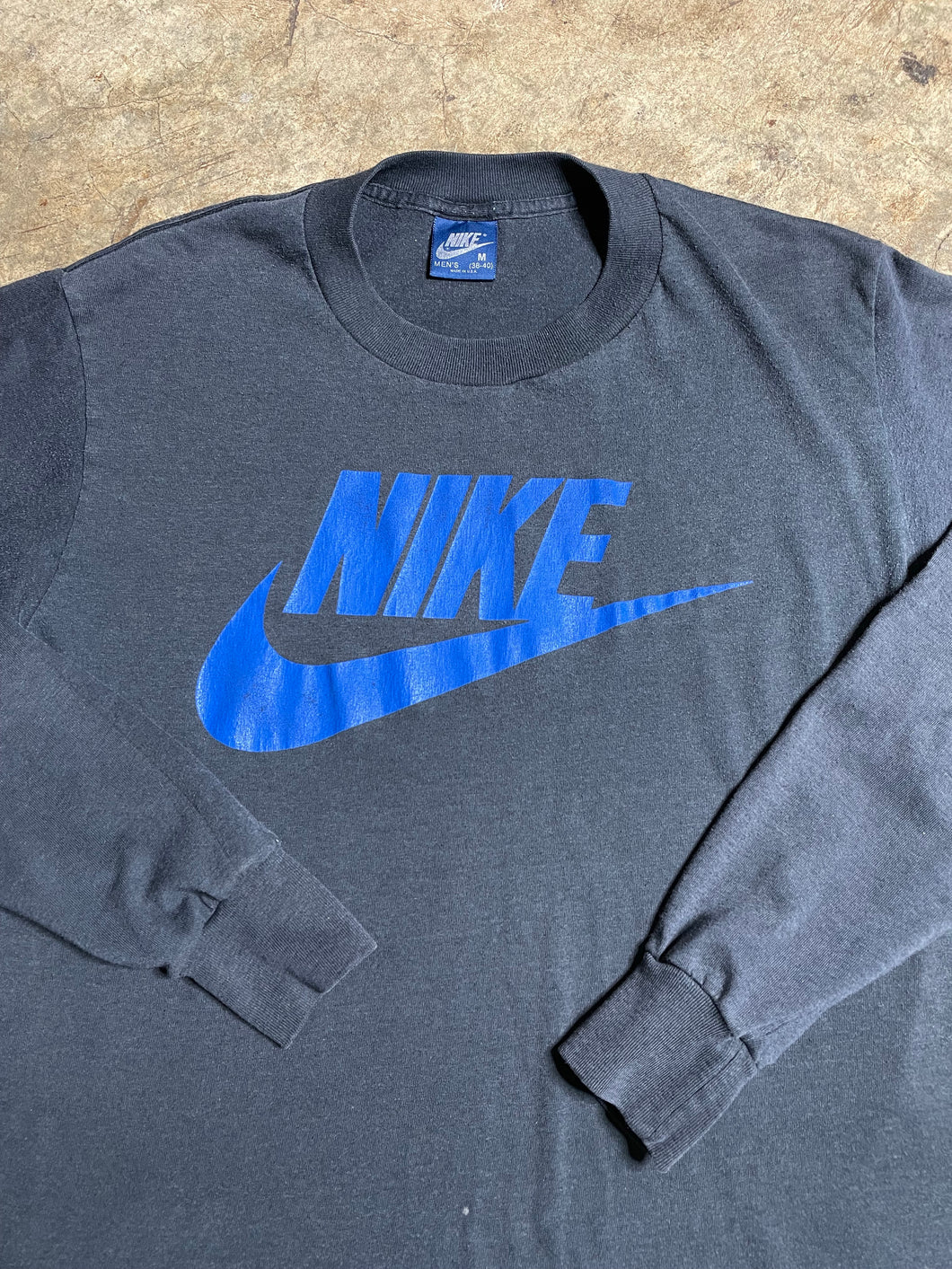 80’s Nike Royal Long Sleeve - M