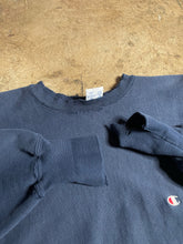 Load image into Gallery viewer, 90’s Navy Champion Reverse Weave Crewneck - L
