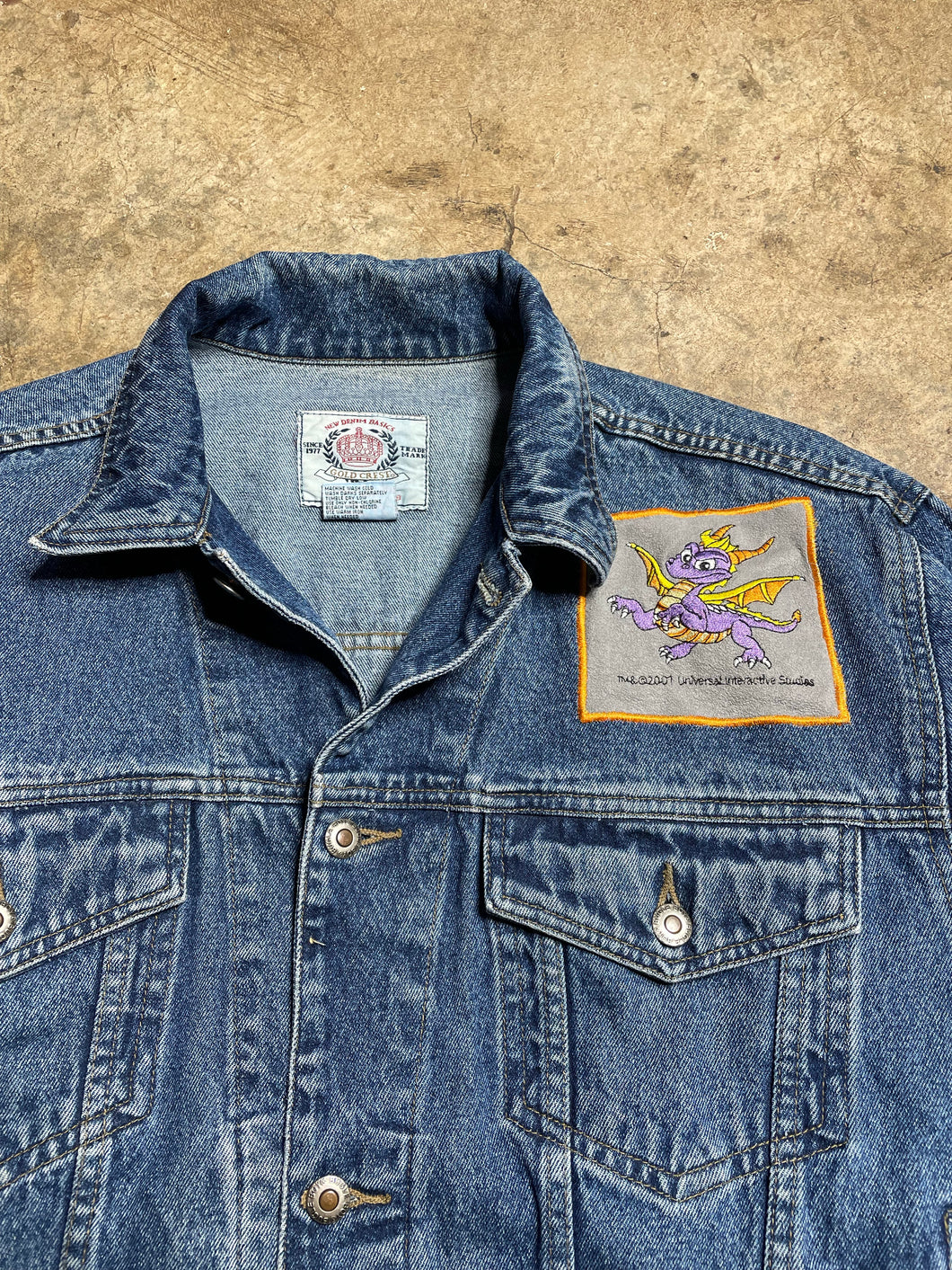 2001 Spyro The Dragon Promo Denim Jacket - M / L