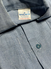 Load image into Gallery viewer, 70’s Seafarer Chambray Shirt - M/L
