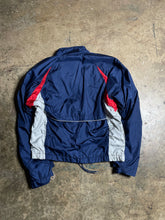 Load image into Gallery viewer, 90’s Navy &amp; Red Asics Windbreaker - M
