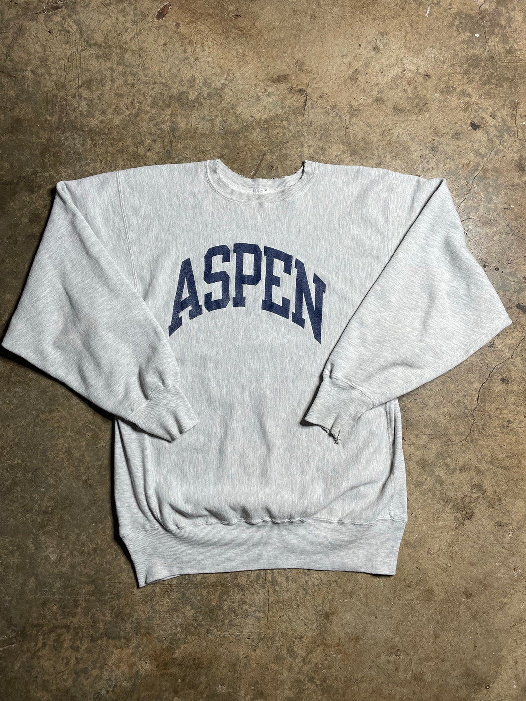 90’s Aspen Champion Reverse Weave Crewneck - L