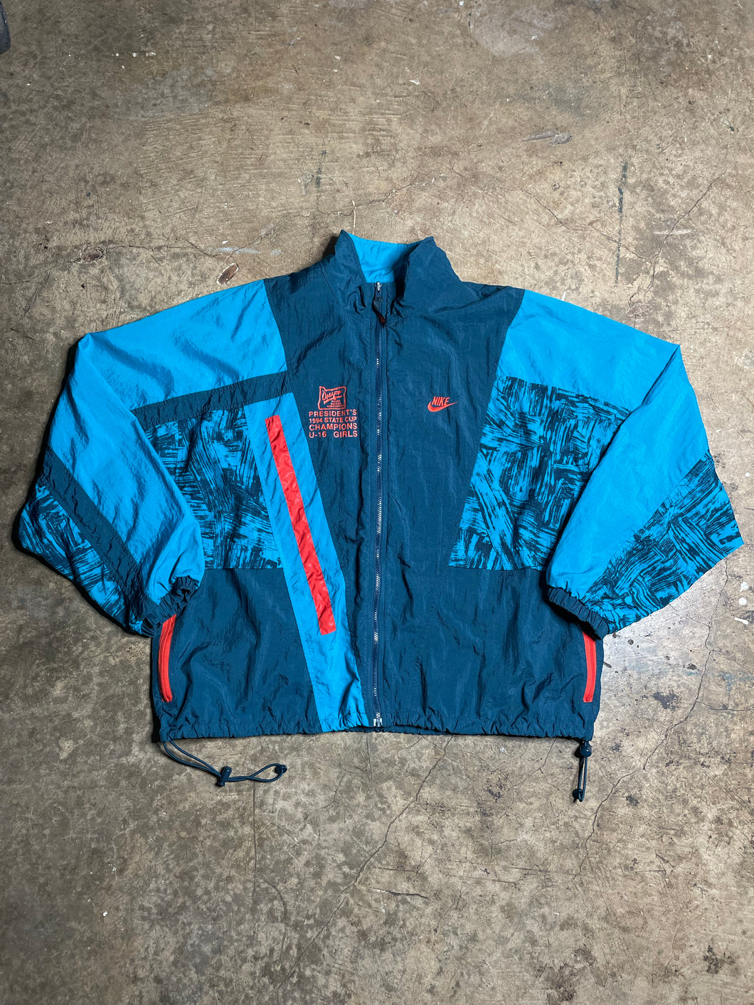 90’s Nike Youth Soccer State Champs Windbreaker - L/XL