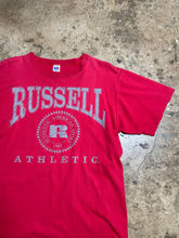 Load image into Gallery viewer, 90’s Red Russell Branded Tee - XL
