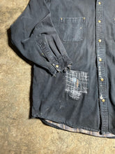 Load image into Gallery viewer, Y2K Worn and Repaired Carhartt Flannel lined Work Shirt - XXL
