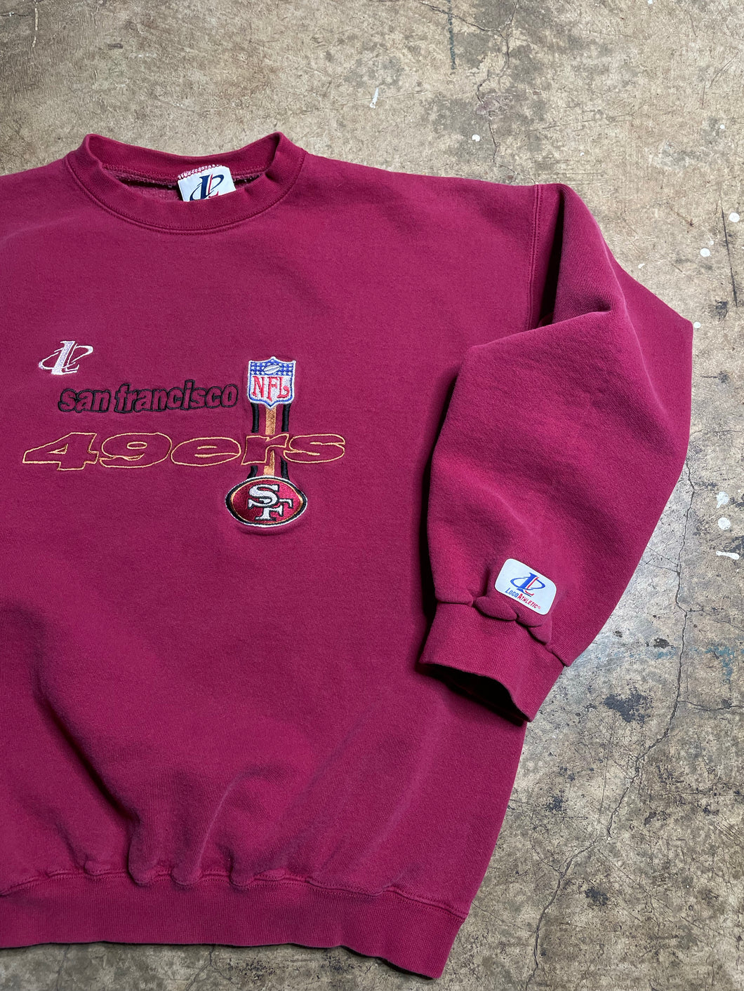 90’s 49ers Embroidered Crewneck - L/XL