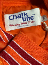 Load image into Gallery viewer, 90’s Blank Orange Chalk Line Jacket - L
