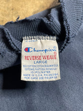 Load image into Gallery viewer, 90’s Navy Champion Reverse Weave Crewneck - L
