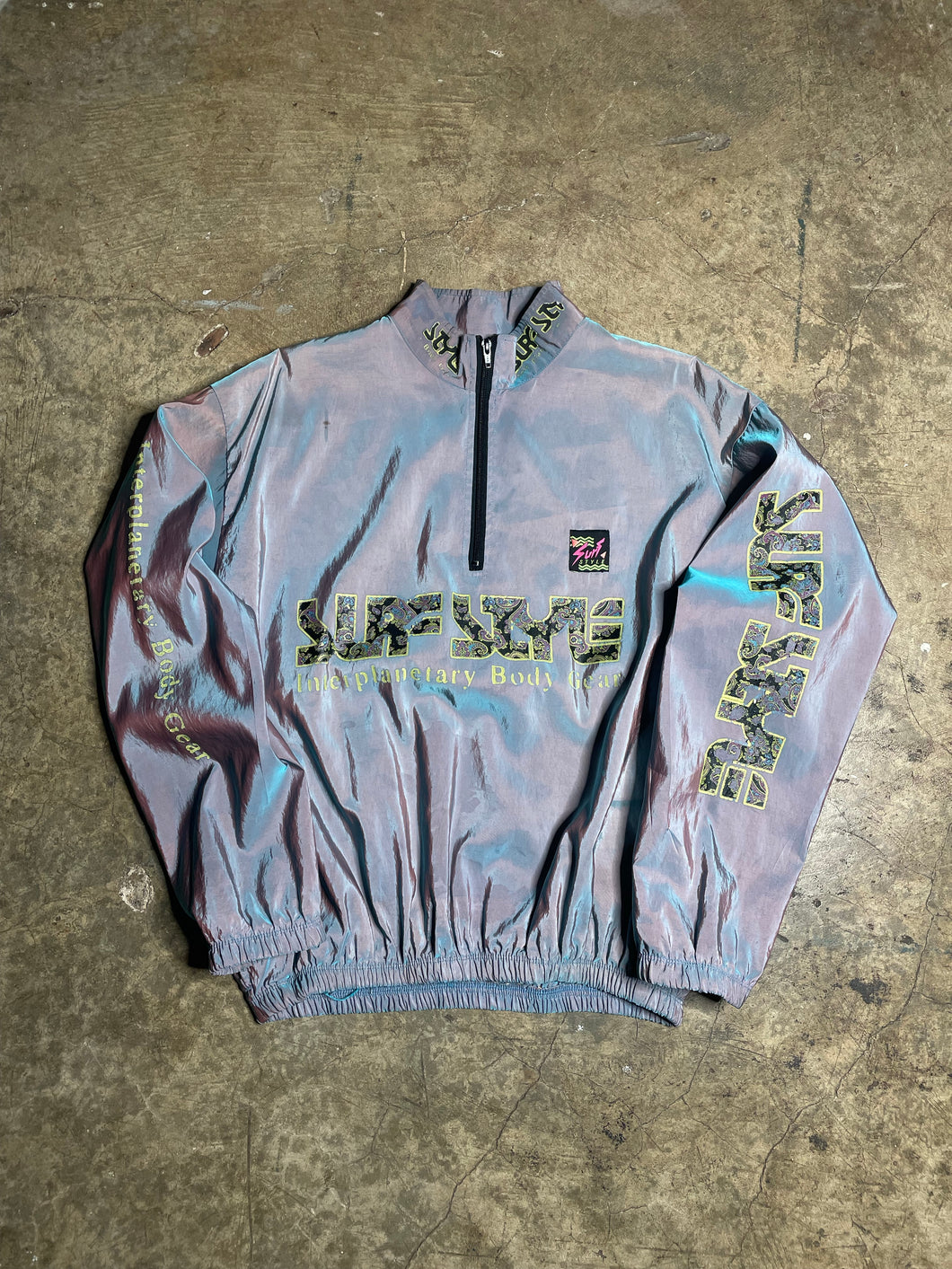 90’s Surf Style Interplanetary Body Gear Windbreaker - XL