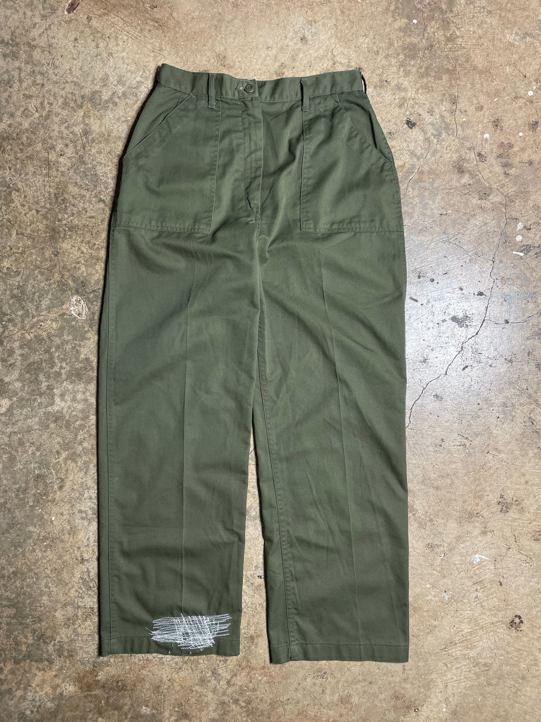 Vintage Military Pant OG507 Repaired - 28 x 29