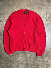 Load image into Gallery viewer, 80’s Red Arnold Palmer Cardigan - L
